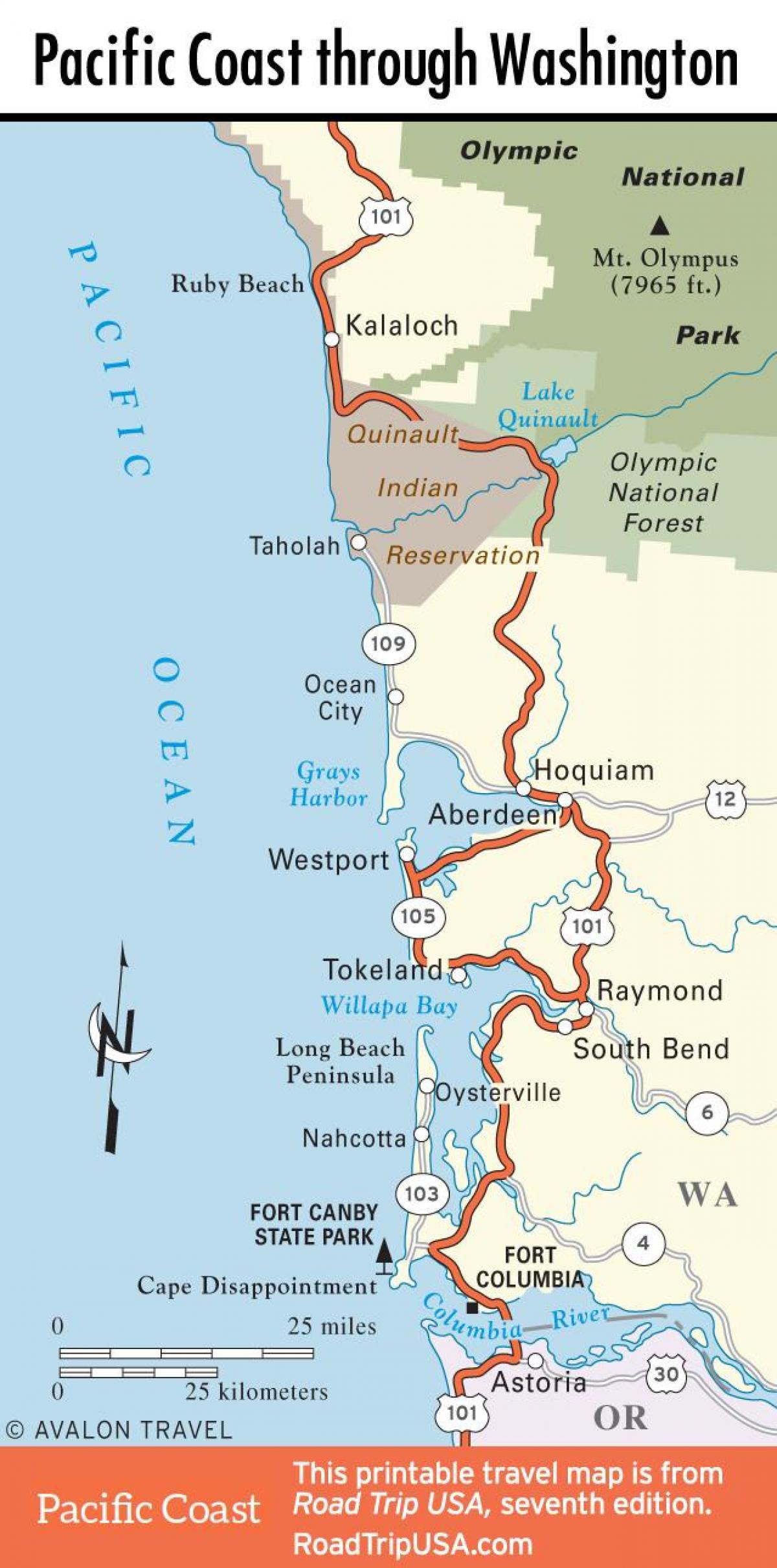San Francisco kysten kart