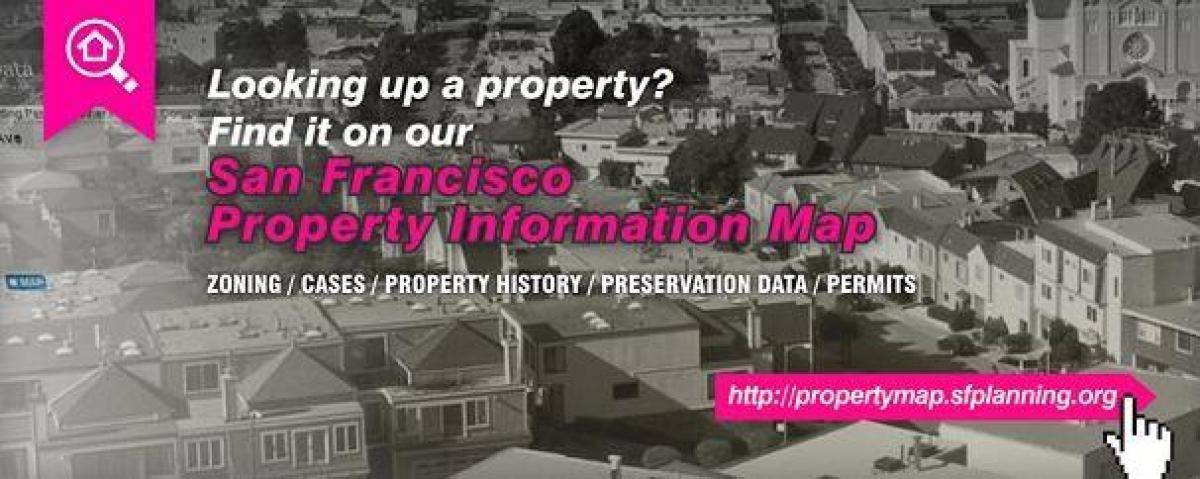 San Francisco eiendom info kart