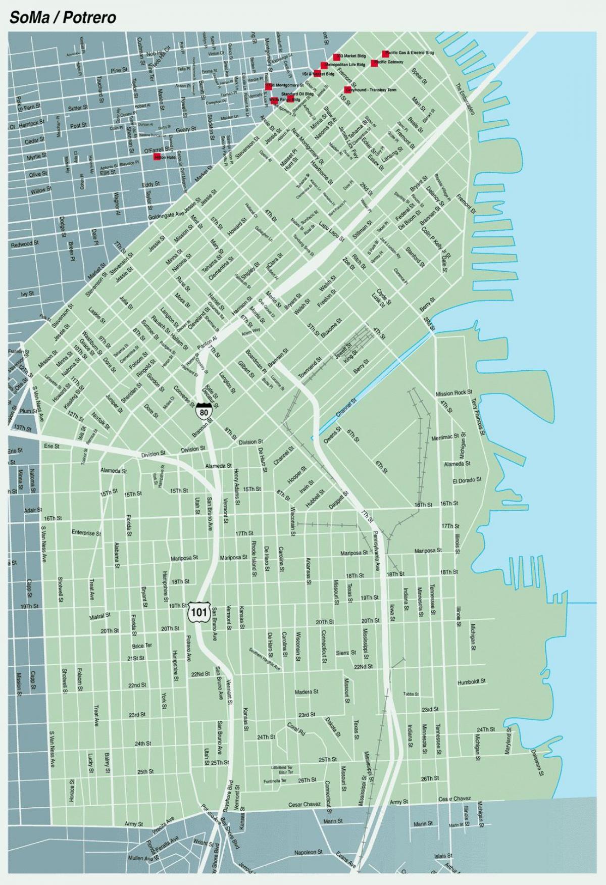 kart over soma San Francisco