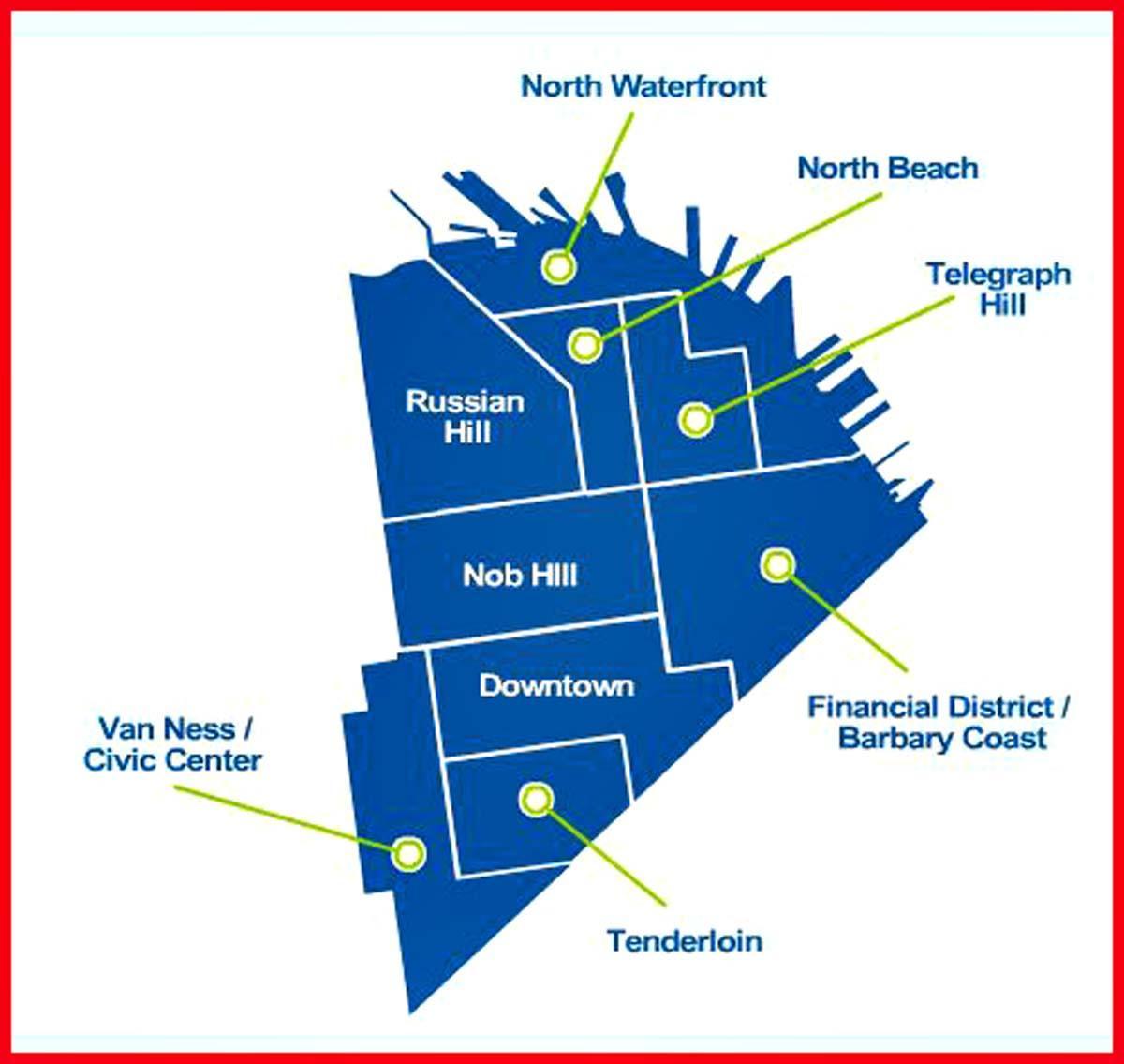 tenderloin district i San Francisco kart