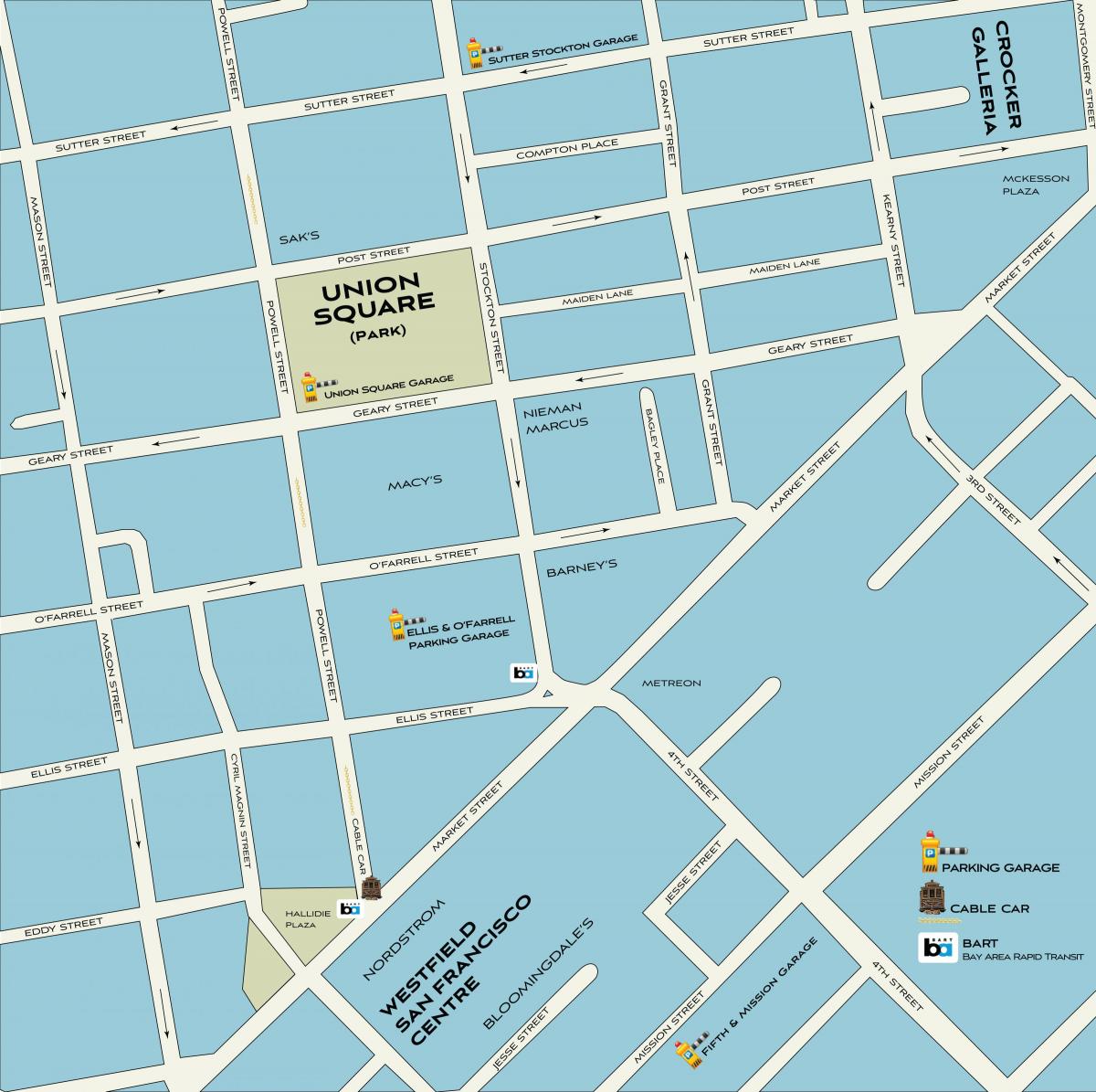 San Francisco shopping kart
