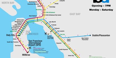 Bart system San Francisco kart
