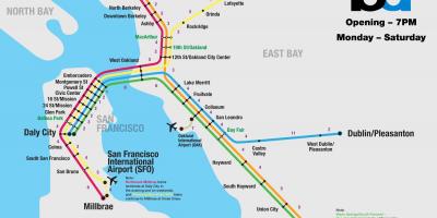 Bart system San Francisco kart