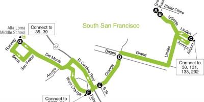 Kart av San Francisco grunnskoler