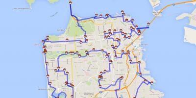 Kart av San Francisco pokemon