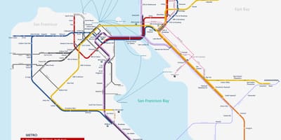 San Francisco subway system kart