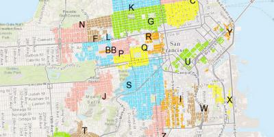 Kart av SF bolig parkering