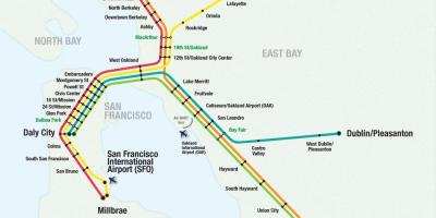 San Francisco airport-bart kart