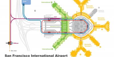 San Francisco airport leiebil kart